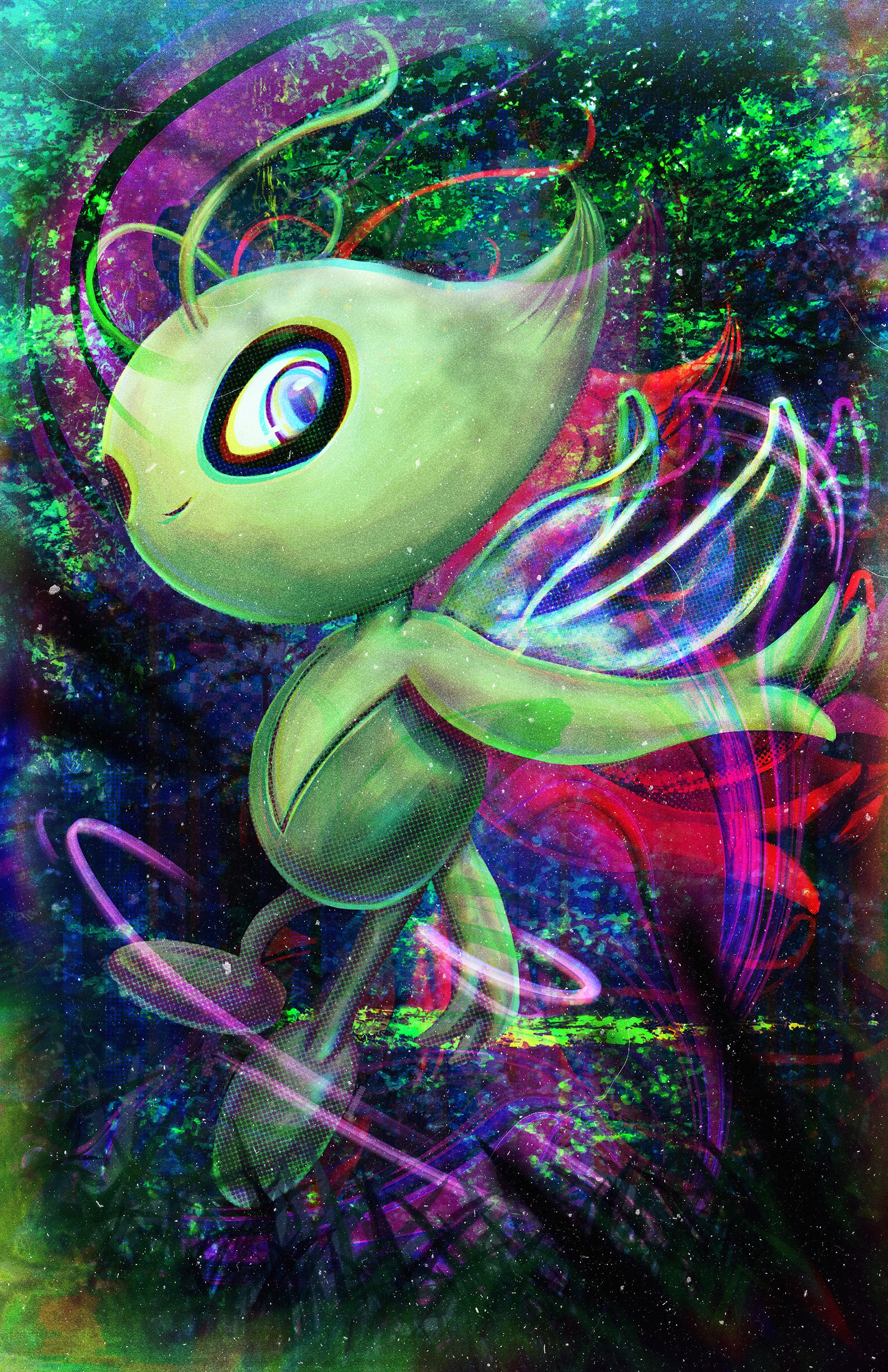 Celebi Holographic 11 x 17 – justwhartonart