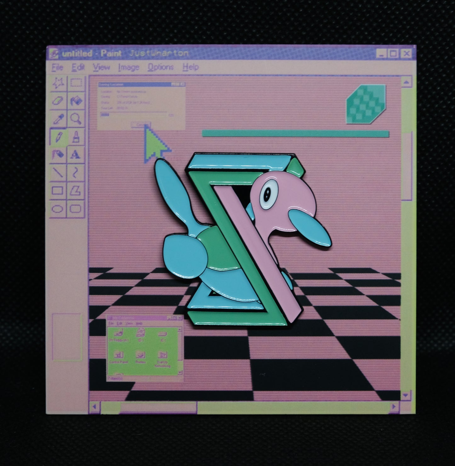 Porygon 2 Enamel pin