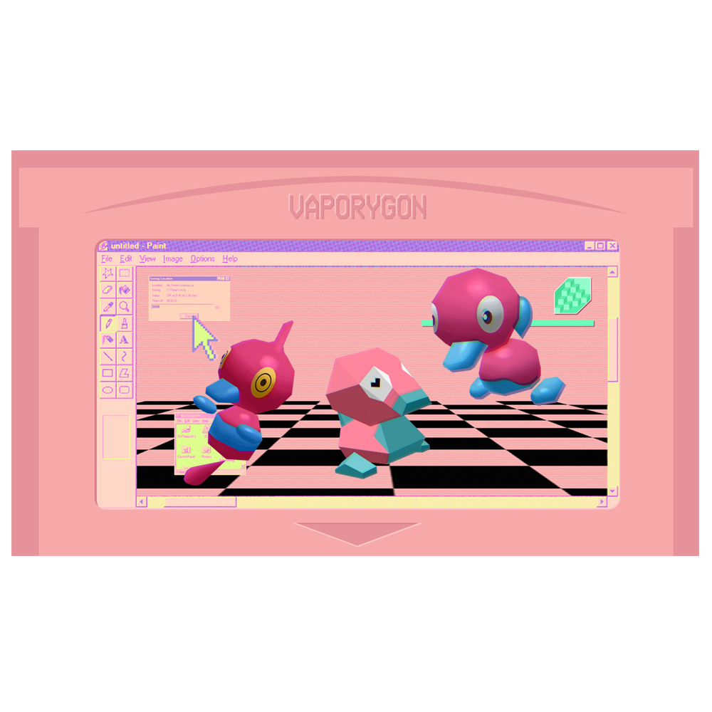 Porygon Rumble shaker Charm