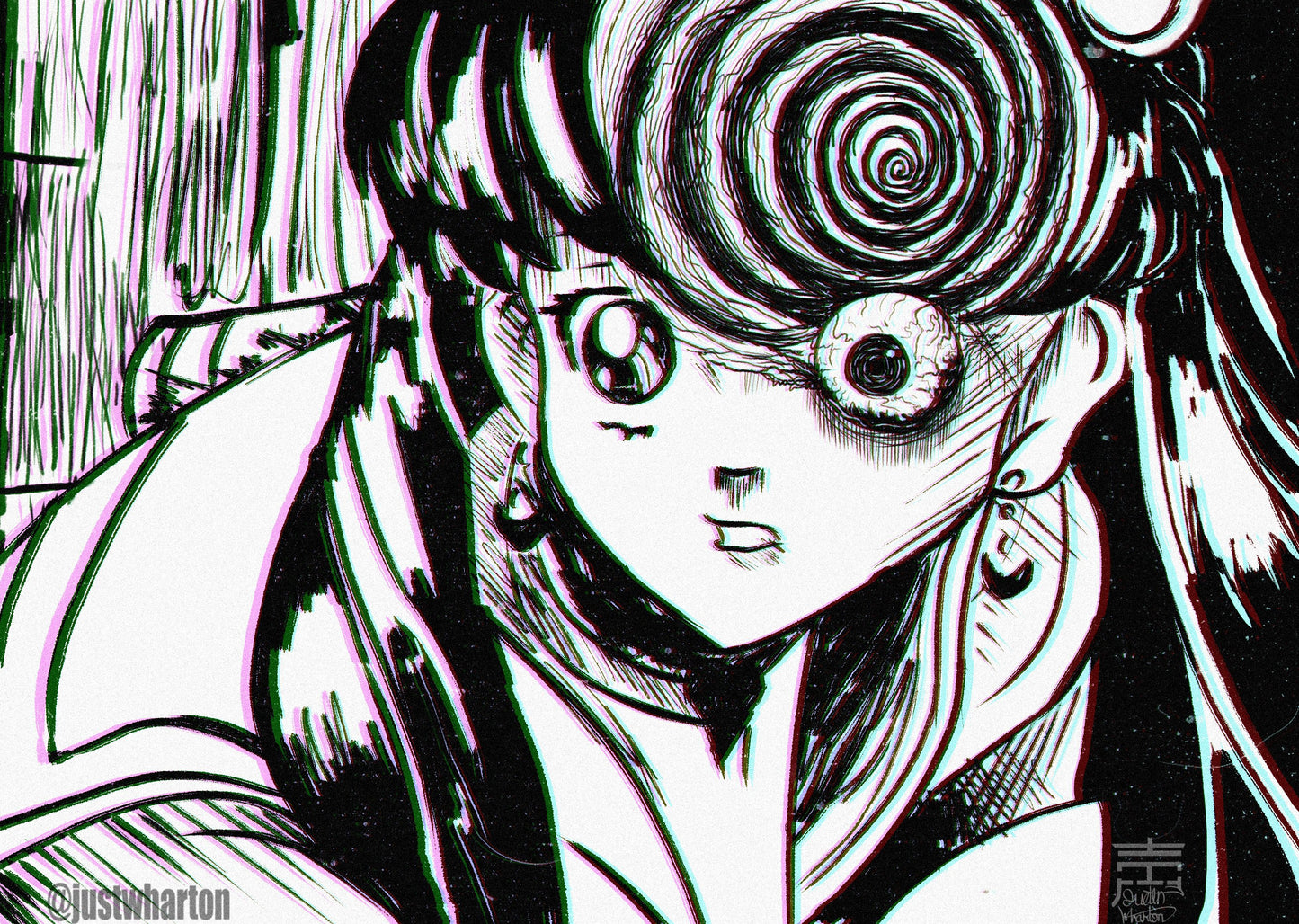 Junji ito Sailor moon 11x17