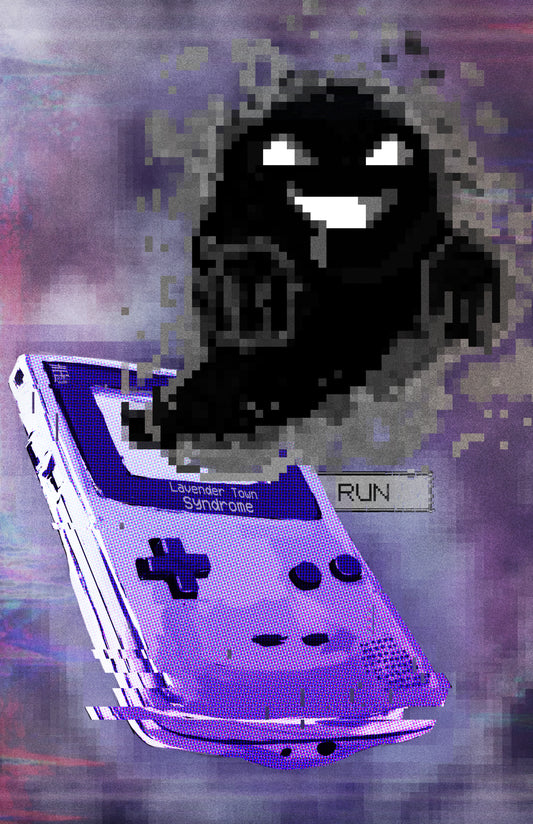 Holographic Lavender Town (11x17)